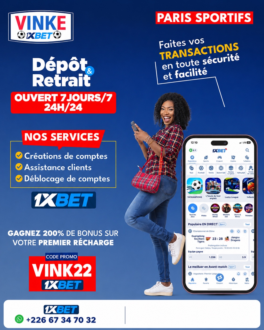 Présentation VINKE22 — services et code promo